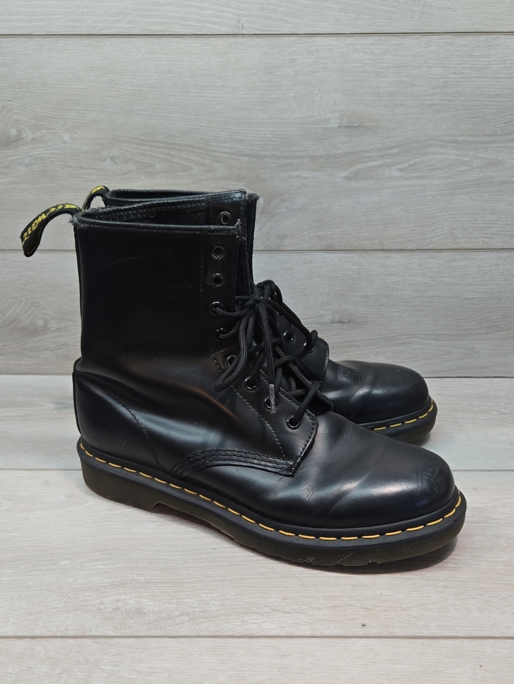 The Original Dr. Martens Women 1480 Leather 8-Eye Lace-Up Boots Chuncky Shoes 10